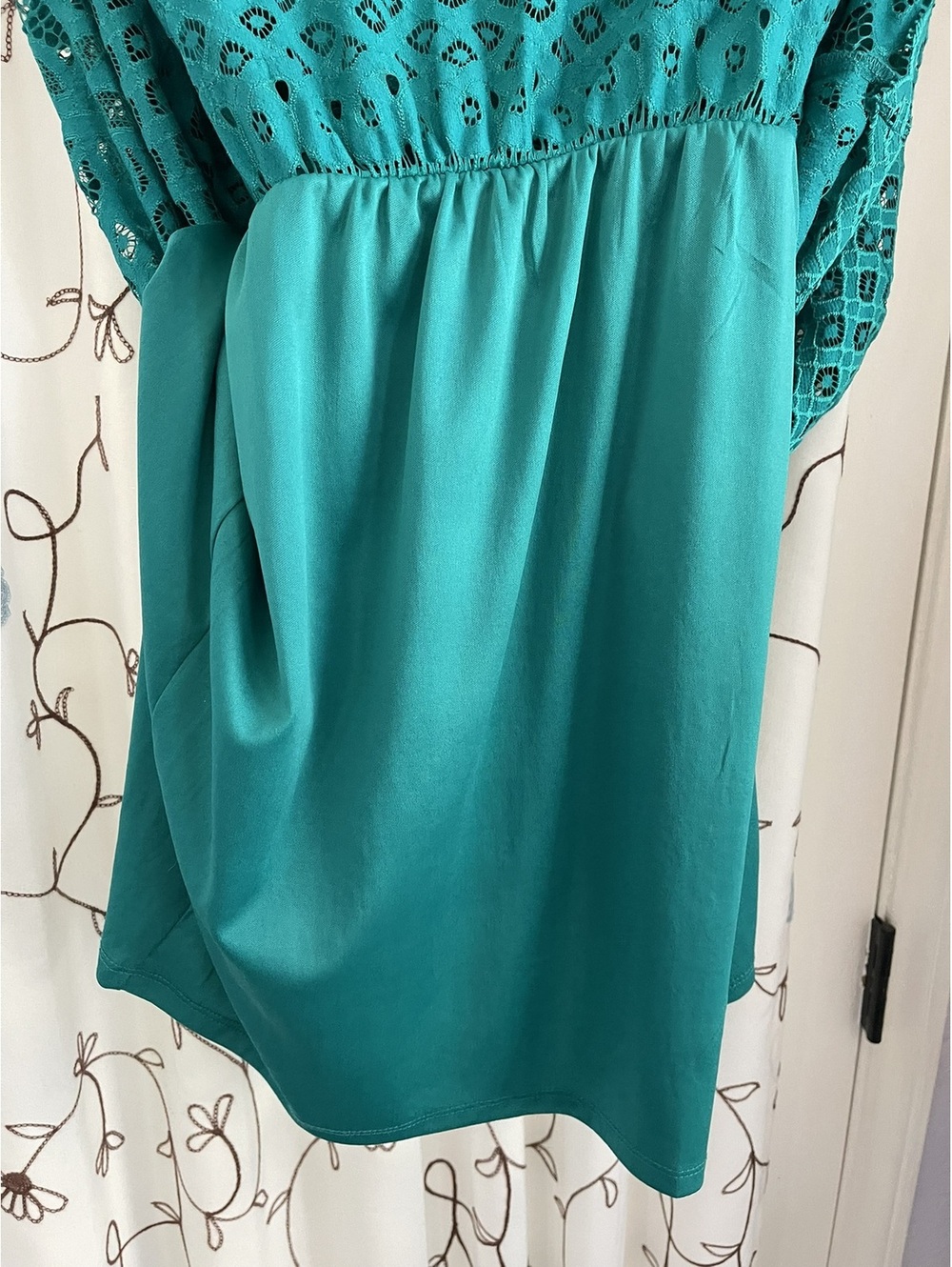Xhilaration | XL | Teal Lace Dress - Picture 5 of 9